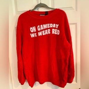 Corded sweatshirt